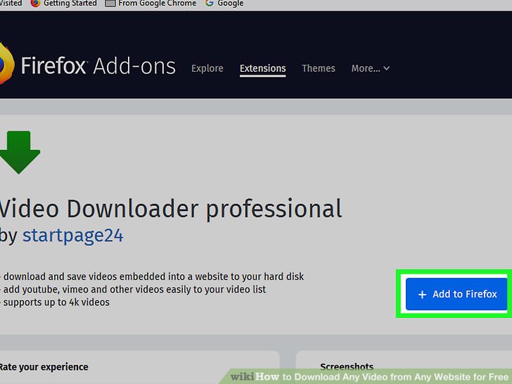 video downloadhelper android chrome